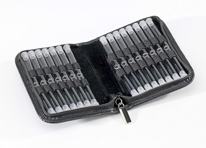 Homöopathie Taschenapotheke Klassik mit 30 Klargläsern Leder grün für Globuli